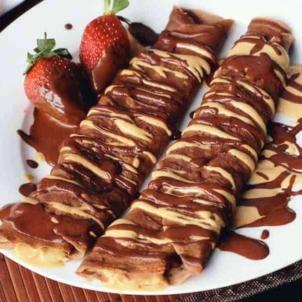 How to Make Delicious Chocolate Peanut Butter Crepes at Home